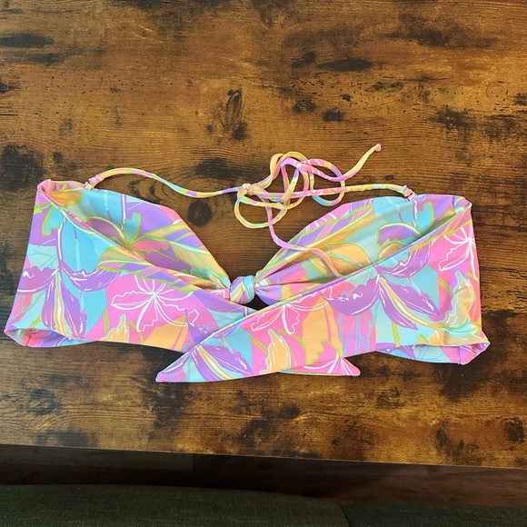 Skatie Colorful Strapless Bikini Top - Picture 2 of 3
